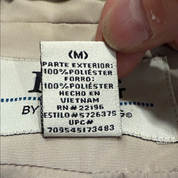 London Fog Light Tan Trench Coat - Picture 3 of 9